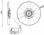MAHLE Ventilator, radiator MAHLE BEHR *** PREMIUM LINE *** CFF 529 000P (CFF 529 000P)
