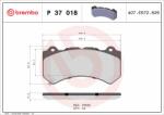 BREMBO set placute frana, frana disc BREMBO PRIME LINE P 37 018 (P 37 018)