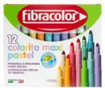 Fibracolor Флумастери Colorito Maxi Pastel 12 цвята