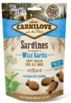 CARNILOVE Dog Semi Moist Snack Szardínia medvehagymával 200g
