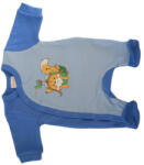 Asti Vékony, pamut, elöl patentos kisfiú rugdalózó Mókus mintával