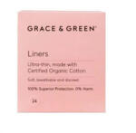  Protej slip din bumbac organic ultra subtiri, 24 bucati, Grace and Green