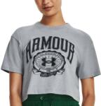 Under Armour UA COLLEGIATE CREST CROP SS-GRY Rövid ujjú póló 1379402-035 Méret XL