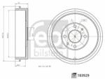 Febi Bilstein Tambur frana FEBI BILSTEIN 183929 (183929) - automobilus