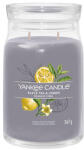 Yankee Candle Black Tea & Lemon lumânare mare Signature 567 g