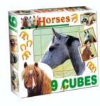 Dohány Kis mesekocka 9 db-os - Lovak (D601-26)