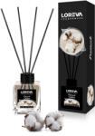 Loreva Esenta Puritatii: Parfum de Camera cu Betisoare Aromate de Bumbac Loreva, 100 ml
