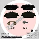 ZIMMERMANN set placute frana, frana disc ZIMMERMANN 23915.140. 2 (23915.140.2)