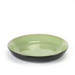 Serax Farfurie adâncă Serax Pure 24, 5 cm, verde/neagră