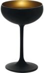Stölzle Oberglas Pahar pebtru sect Stölzle Elements 230 ml, negru/auriu Pahar
