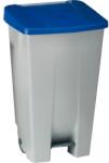 Gastro Coș de gunoi cu pedală Gastro 120 l, cenușiu/albastru Cos de gunoi