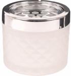 Style Point Scrumieră pentru afară pentru vânt de sticlă Gastro 9, 6 cm, albă Scrumiera
