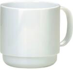 Ornamin Cană din plastic Ornamin 250 ml, albă Pahar