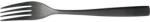 COMAS Furculiță desert inox Barcelona 18, 5 cm, neagră Tacam