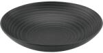 CreaTable Farfurie adânca Lava Stone 22 cm neagră