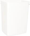 MOSER Coș de gunoi din plastic 50 l, alb, fără capac Cos de gunoi