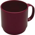 Ornamin Cană din plastic Ornamin 220 ml, bordo Pahar