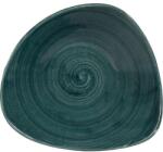 Churchill Farfurie adâncă Churchill Stonecast Rustical teal 23, 5 cm, triunghiulară