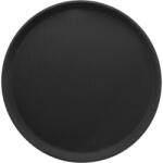 Cambro Tálca, tálca köralakú, csúszásmentes, gumírozott felület 35, 6 cm fekete, Cambro