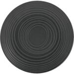 CreaTable Sekély tányér, Lava Stone 27 cm, fekete (221108238)