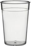 Gastro Többször használatos műanyag pohár Gastro mérce 0, 5 l, átlátszó