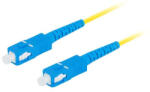 Lanberg optikai patch kábel SM SC/UPC-SC/UPC simplex 2m LSZH G657A1 átmérő 3mm, sárga színű (FO-SUSU-SS11-0020-YE)