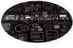 NATEC Protective Floor Mat Tellur 300 Gear 100cm (NDG-2083) - pic
