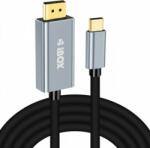 iBOX ITVCDP4K Displayport - USB-C Kábel 1.8m - Fekete (ITVCDP4K)