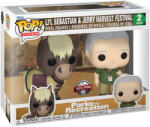 Funko POP! Television 2-Pack Parks and Recreation Li'l Sebastian & Jerry Harvest Festival (Special Edition)