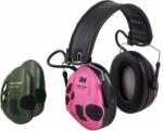 3M PELTOR SportTac elektronikus hallásvédő 26dB Szín: Rózsaszín / olivaszínű