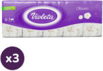 Violeta papírzsebkendő 3 rétegű - classic soft (3 csomag, 10x10 db) - beauty