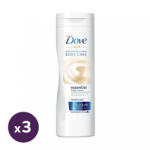 Dove Essential Care testápoló száraz bőrre 3x400 ml - beauty