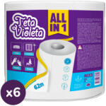 Violeta ALL IN 1 MAXI háztartási papírtörlő, 2 rétegű, 6 tekercs (1500 lap) - beauty