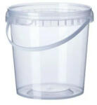  Garanciazáras kerek tégely 870 ml PP [200 db/cs] +tető