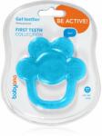 BabyOno Be Active Gel Teether jucărie pentru dentiție Turquoise Flower 1 buc
