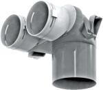 Vents RPZ 125/75*2 Mennyezeti műanyag szelepfogadó idom (8000) - hideget