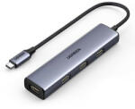 UGREEN Splitter USB tip C Ugreen CM473 20841 HUB - 4 x USB 3.2 Gen 1 Argintiu (6957303828418)