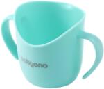 BabyOno Чаша за самостоятелно пиене Babyono - 120 ml, тюркоазена (5901435413784)