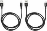 Verbatim 48874 USB-A apa - USB Micro apa adat és töltő kábel - Fehér (1m) (48874)