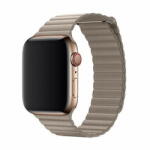 DEVIA Elegant Leather Loop(44mm) for Apple Watch stone (T-MLX37455) - pcone