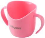 BabyOno Чаша за самостоятелно пиене Babyono - 120 ml, розова (5901435413760)