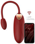 Viotec Oliver Pro Wearable Vibrator with App Control Gold & Wine Red