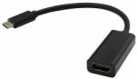 mobilNET Adaptor neagră de tip C la HDMI (F) 4K 30HZ 20cm