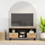 vidaXL tömör újrahasznosított és szerelt fa TV-szekrény 100x33x46 cm (351980)