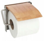 Rea Tutumi falra szerelhető bambusz WC papír tartó, barna/króm HOM-07501 (HOM-07501)