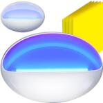 Verk Group Falra rögzíthető rovarirtó UV lámpa, fehér, 24, 5x35x14 cm