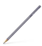 Faber-Castell Ceruza Faber-Castell Sparkle, B, gyöngyházfényű almás szürke ergonomikus háromszögletű grafitceruza