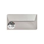 Clairefontaine Boríték Clairefontaine Pollen LA/4 11x22 cm 120gr papír, szilikonos metálos ezüst (50075C)