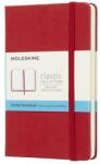 Moleskine Jegyzetfüzet 9x14cm pontozott MOLESKINE 80 lapos keményfedeles gumis skarlát piros MM713F2 (7490172001)