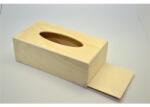  Fa papírzsebkendő tartó fekvő 25x12, 5x8cm